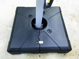 Larger in diameter than the area you want to shade. Patio Umbrella Bases Your Guide To Getting The Right Umbrella Stand