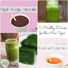 There are lots of awesome healthy juice recipes to try, and you'll find that they will improve your health in many ways. 5 Healthy Drink Recipes For The New Year