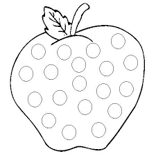 Collage De Gommettes Gommette Theme Pomme Coloriage