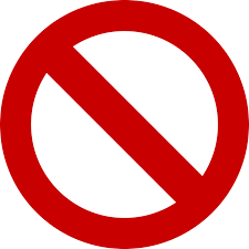 Pro·hib·it·ed , pro·hib·it·ing , pro·hib·its 1. File Simple Prohibited Svg Wikimedia Commons