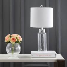 360 lighting country cottage table lamp trio white bird oatmeal oval shade living room bedroom bedside nightstand office family. Safavieh Carmona Modern Glam 21 In H Table Lamp Clear Walmart Com Walmart Com