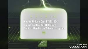 Acceso a la red gigabit ethernet; How To Unlock Zain B715s 23c 81 1 Youtube