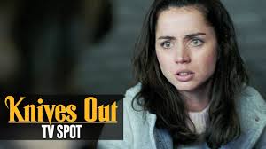 Популярные фотографии ana de armas на форуме. Knives Out 2019 Tv Spot Revised Spanish Dangerous Daniel Craig Chris Evans Ana De Armas Movie And Trailerland