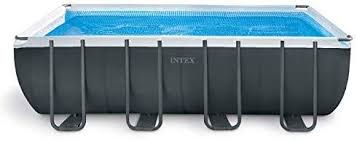 Intex 18ft X 9ft X 52in Ultra Xtr Rectangular Pool Set With Sand Filter Pump Ladder Ground Cloth Pool Co Rectangular Pool Pool Cover Best Above Ground Pool