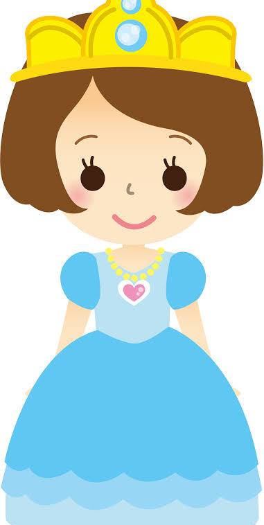 フリーイラスト] 青いドレスを着たプリンセス | パブリックドメインQ：著作権フリー画像素材集