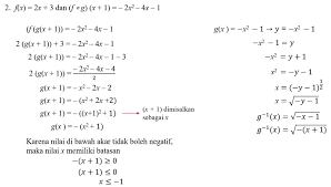 Jika , kurva tidak memotong dan tidak menyinggung sumbu. Fungsi Invers Matematika
