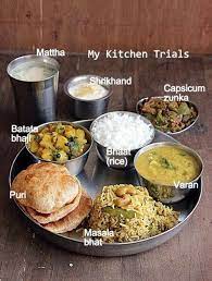 Poori Baji Tali A Marathi Tali Indian Food Recipes Indian Food Recipes Vegetarian Recipes