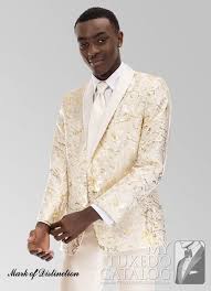 Low prices designer men's suits and tuxedos in variety of styles and sizes. Gold Ivory Camo Tuxedo Tuxedos Suits Mytuxedocatalog Com