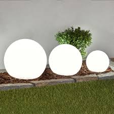 3 Piece Set Led Solar Lamps Lago Spheres In 2020 Zonneverlichting Buitenlampen Tuinverlichting