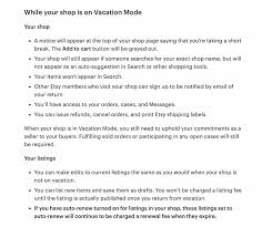 Then you will find the purchase and review section. What Is Etsy Vacation Mode And Who Should Use It