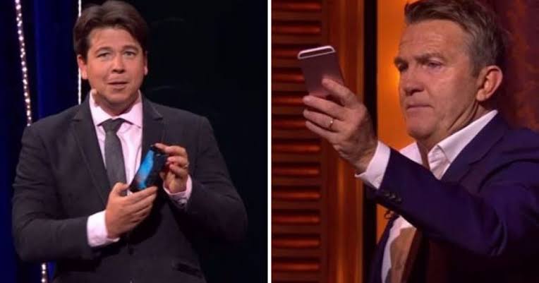 Bradley Walsh horrifies Michael McIntyre as phone smashes in Send to All |  Metro News