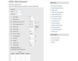 Best Free Online Table Generator Tools To Create Tables For Any Purpose Free Online Generation Online