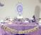 Purple Theme Birthday Decoration