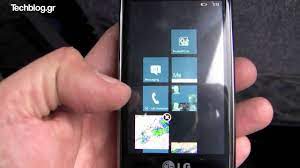 Windows Phone 7 running on LG GW910 ...