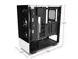 The case has 3 internal 3.5 hard drive slots and 3 2.5 solid state disk slots. Nzxt H510 Elite Atx Case Pc Gaming Computer Case Newegg Com
