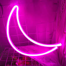 Filter by style, size and many features. Moon Neon Signs Led Lights Protecu Usb Battery Powered Neon Lights For Bedroom Neon Sign Wall Decor Light For Birthday Wedding Party Christmas New Year Room Decorations Pink Amazon Com