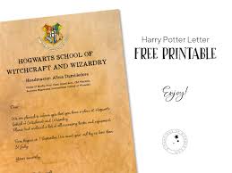 Maybe you would like to learn more about one of these? Harry Potter Letter Free Printable Hogwarts Acceptance Letter