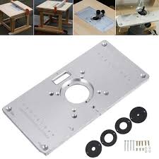 Low Price Router Table Plate 700c Aluminum Router Table Insert Plate 4 Rings Screws For Woodworking Benches In 2020 Router Table Insert Router Table Woodworking Bench