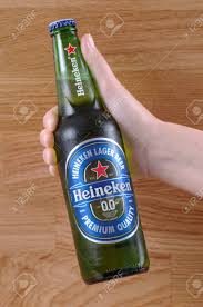 Heineken beer is sold in a green bottle with a red star. Saransk Russia June 07 2017 Bottle Of Non Alcoholic Version Stock Photo Picture And Royalty Free Image Image 80007322