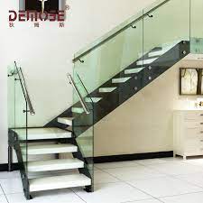 Incorporate modern stair railing into your home or your business interior design. Staircase Glass Railing Designs