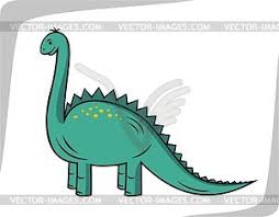 Cute stegosaurus cartoon stock illustration. Dinosaurier Cartoon Vektorgrafik