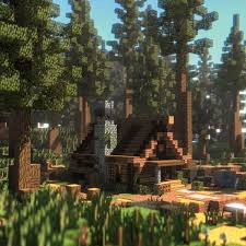 Online video by stud muffin sam : Jossie On Twitter A Small Cabin In The Woods Minecraft Minecraftå»ºç¯‰ã‚³ãƒŸãƒ¥
