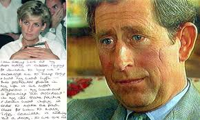 Charles was asked about Princess Diana note' to Paul Burrell alleging the  Prince wanted her dead
