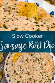 Black Bean Dip With Cream Cheese Rotel This Crockpot Sausage Cream Cheese Dip Is An Easy Party Food With Only 4 Ingredients Packed With Flavor It S One Heck Of An Addic In 2020 Food Recipes Food Cooking Recipes