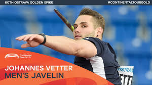 Johannes Vetter Throws Javelin World Lead 94 20m Ostrava Golden Spike Continental Tour Gold Youtube