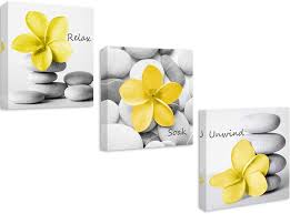 We did not find results for: Amazon Com Genius Decor Modern Coral Gray Bathroom Wall Art Decor Zen Flowers Pictures Canvas Print Relax Soak Unwind Set Of 3 Yellow Gray Posters Prints