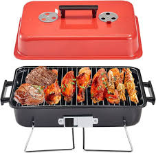 Byear Portable Charcoal Grill, A Foldable Desktop Charcoal Grill with A  Cover, Is Suitable for Grilling Various Foods