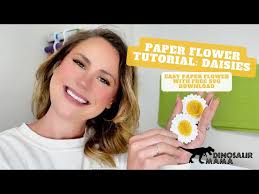 Paper Daisy Flower Tutorial