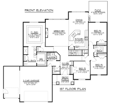 All our 4 bedroom floor plans can be easily modified. House Plan 50735 Ranch Style With 2106 Sq Ft