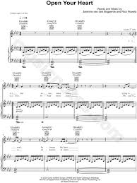 Birdy, partitions disponibles (paroles et accords). Birdy Open Your Heart Sheet Music In Ab Major Download Print Sku Mn0218347