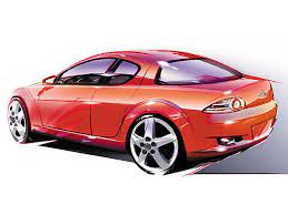 Mazda Rx-8 - Design Sketch - Car Body Design Mazda Concept Car Sketch 4 Door Sports Cars