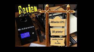 Alfawise U10 3d Printer Review Leveling The Bed First Run 3d Printer Reviews 3d Printer Leveling