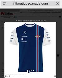Mercedes Benz Williams F1 Team Martini Racing F1boutiquecanada Com Full Sponsor Logo Prints To Front Sleeves And Ba Martini Racing Mens Shirts Williams F1