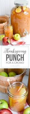 There's nothing like punch to make a party feel more festive. Thanksgiving Punch For A Crowd 3 Ingredients I Heart Naptime