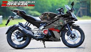 Motoblast stiker, new r15 v3, stiker motor yamaha. Decal Sticker Yamaha R15 V2 Full Anime Nusakambangan Sticker