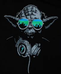 Yoda Dj Hip Hop Jedi Master Headphones Green Glasses Man Star Wars T Shirt L Star Wars Poster Star Wars Wallpaper Star Wars Gifts