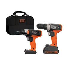 Black And Decker 20v Impact Driver Walmart Walmart Black Decker 20v Max 2 Tool Drill Impact Driver Combo Kit Combo Kit Impact Driver Black Decker