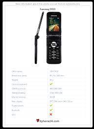 Samsung D810 SGH-D810 To your site ...