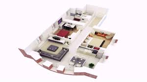 2 bedroom house plans 3d. Low Cost 2 Bedroom House Plans 3d Novocom Top