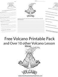 Volcano Project And Resources Includes Free Printables And Tips Volcano Projects Kindergarten Worksheets Printable Volcano Worksheet