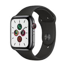 Maybe you would like to learn more about one of these? Apple Watch Series 5 Gps Cellular 44 Mm Edelstahlgehause Schwarz Sportarmband Schwarz Kaufen