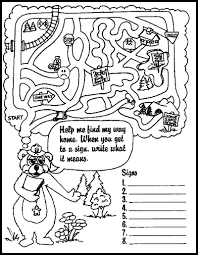 Students can either color the clipart on the page or illustrate one of the safety rules on the blank page. Safety Bear Ast Alaska Department Of Public Safety