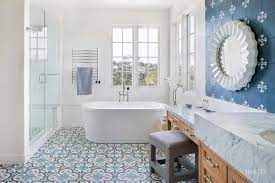 These tiles have a 8mm thickness that increases their durability and the depth of their color making them truly beautiful subway tiles. Beautiful Blue Bathrooms To Try At Home