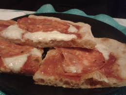 Once being cooked in the classic baking tray, the product is laid on the pizza by the slice counters or street food counters in order to sell slices of pizza.. Pizza In Teglia The Fresh Loaf