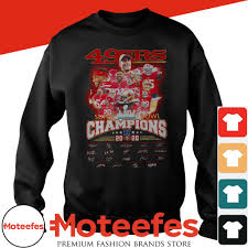 It features, whenever possible, signature shirts and memorabilia's of super bowl mvps. San Francisco 49ers Super Bowl Champions 2020 Signatures Shirt Hoodie