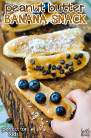 Easy Banana Peanut Butter Snack W Yummy Toppings Recipe Snacks Peanut Butter Banana Snack Banana Recipes Easy